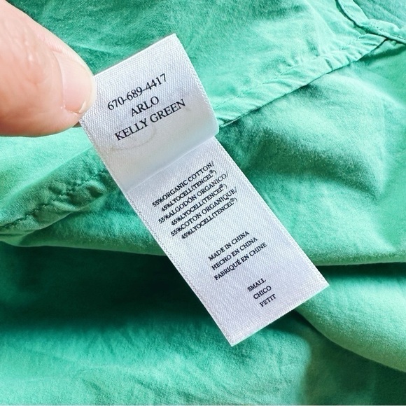 Rails Kelly Green Oversized Button Down Shirt - Picture 8 of 9